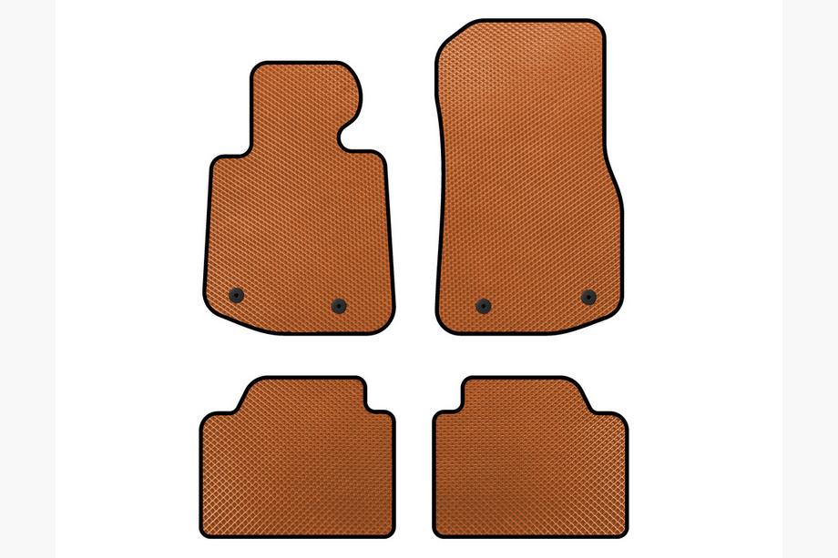BMW 4 Series F32/F33/F36 2012-2020 EVA Floor Mats V2 (Orange) Image