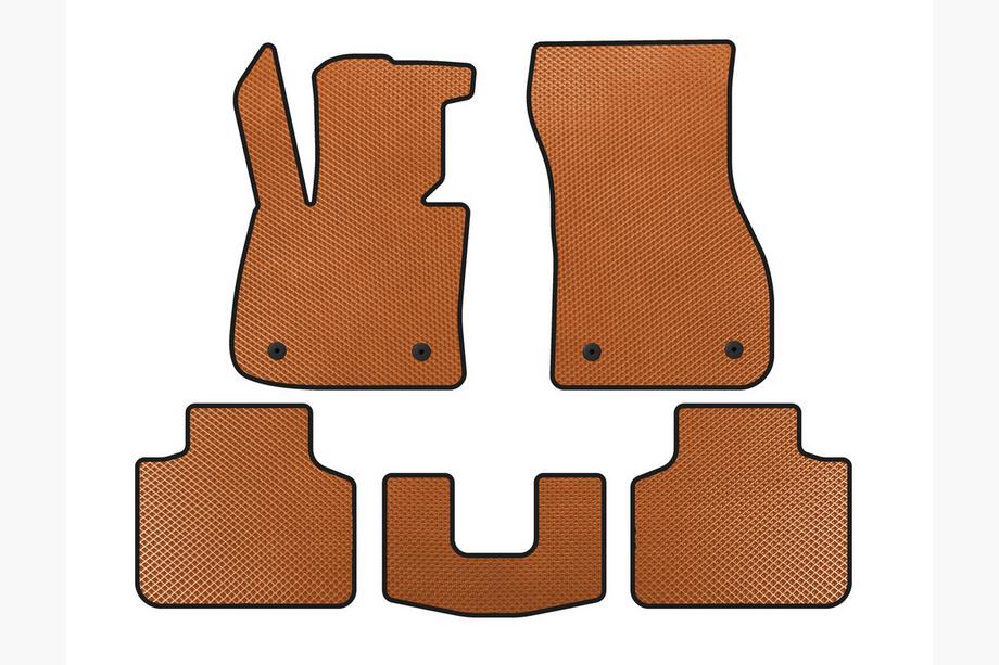 BMW 2 Series Active Tourer F45/F46 2014-2021 EVA Floor Mats (for F45, Orange) Photo 1