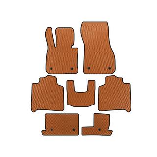 EVA Floor Mats (For F46, 3 Rows, Orange) BMW 2 Series Active Tourer F45/F46 2014-2021