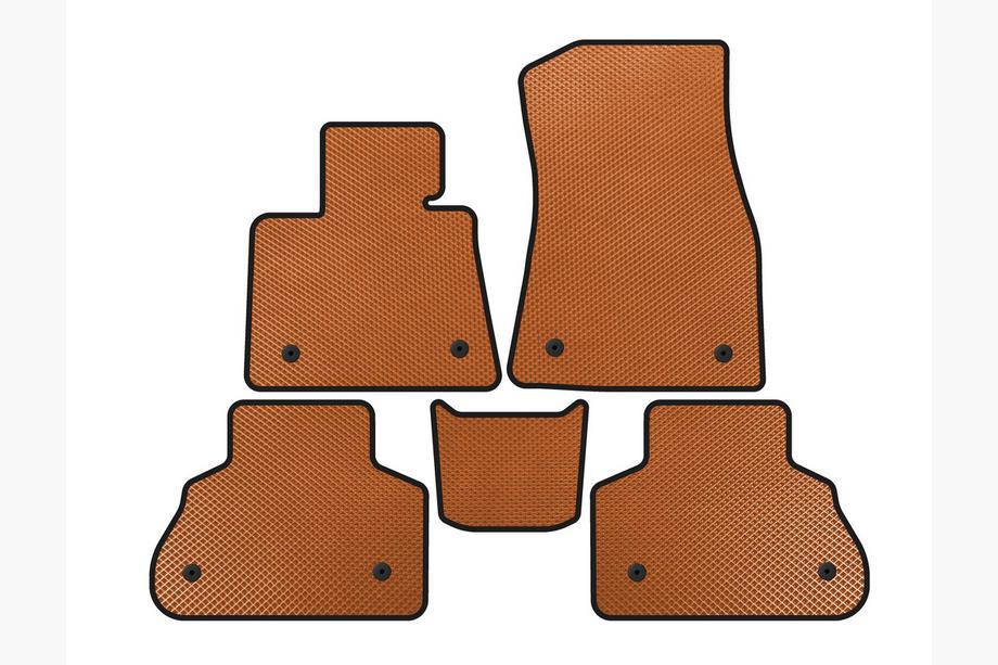 BMW X5 G05 2019–2026 EVA Floor Mats (Orange) Image