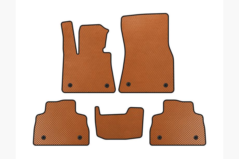 BMW X6 G06 2019–2027 EVA Floor Mats (Orange) Image