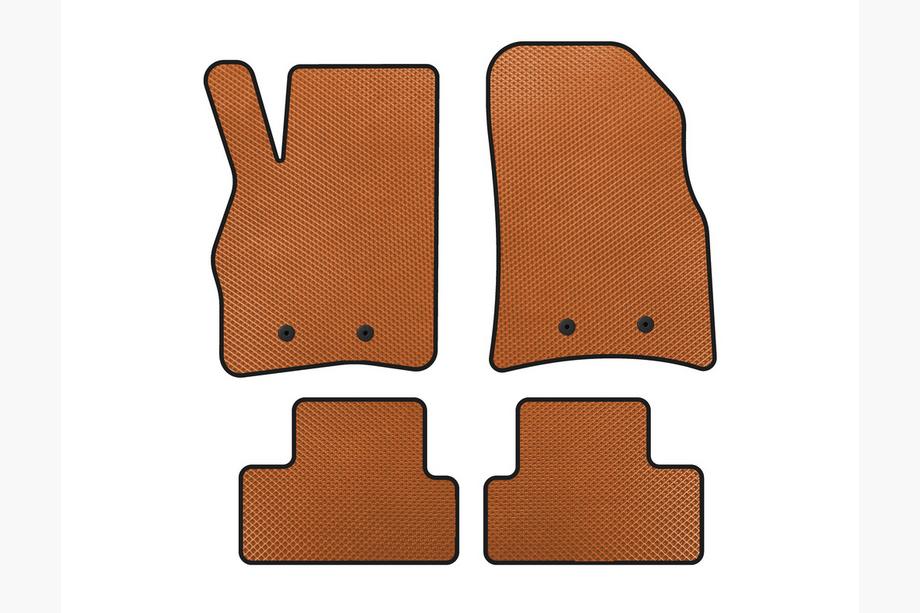 Cadillac ELR 2013-2016 EVA Floor Mats (Coupe, Orange) Image