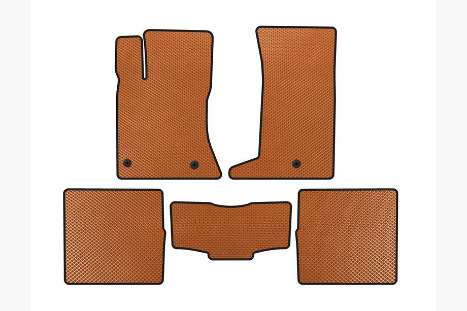 Cadillac SRX 2004-2009 EVA Floor Mats (Orange) Image