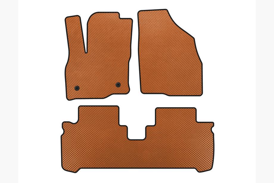 Chevrolet Bolt 2016-2023 EVA Floor Mats (Orange) Image
