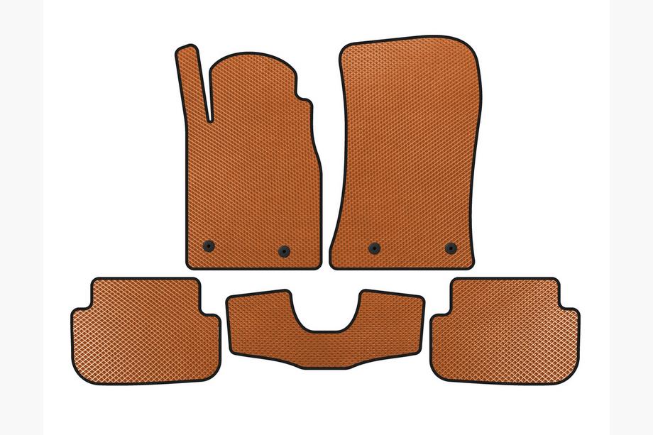 Chevrolet Camaro 2009-2015 EVA Floor Mats (Orange) Image