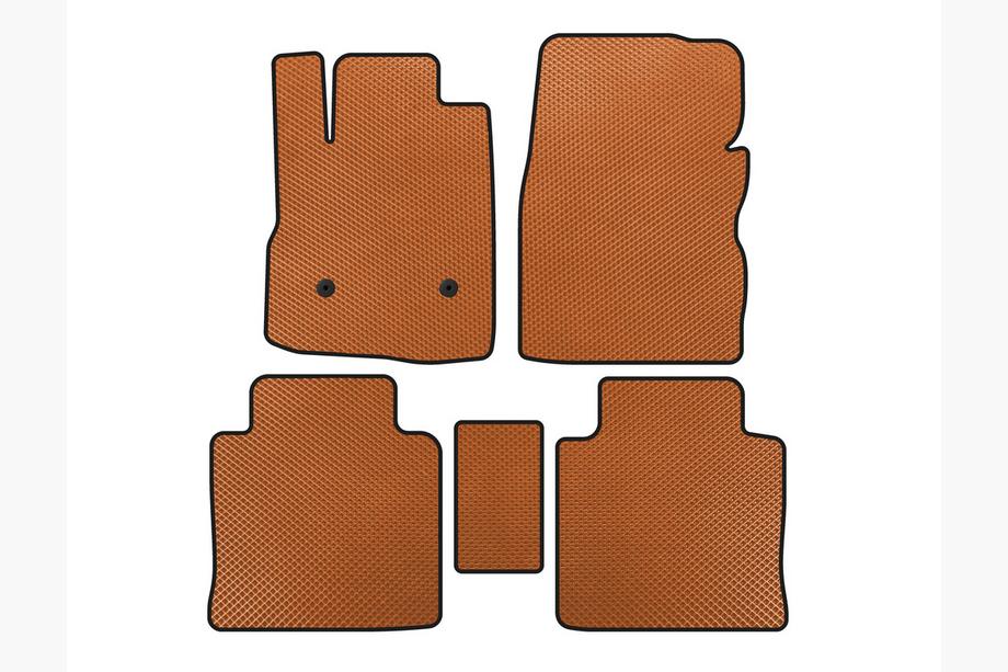 Chevrolet Equinox 2009-2016 EVA Floor Mats (2009-2015, Orange) Image