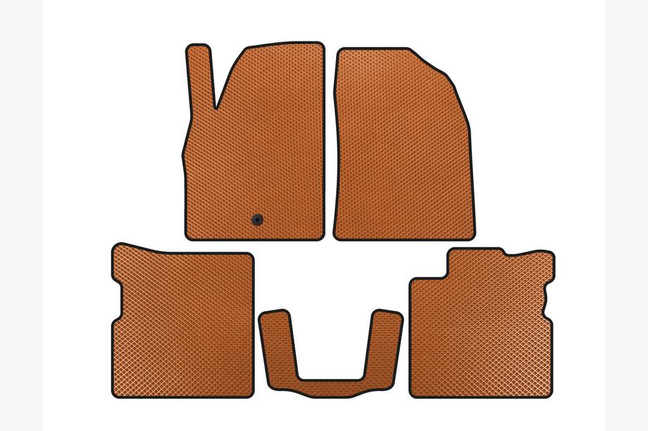 Chevrolet HHR 2005-2011 EVA Floor Mats (Orange) Image