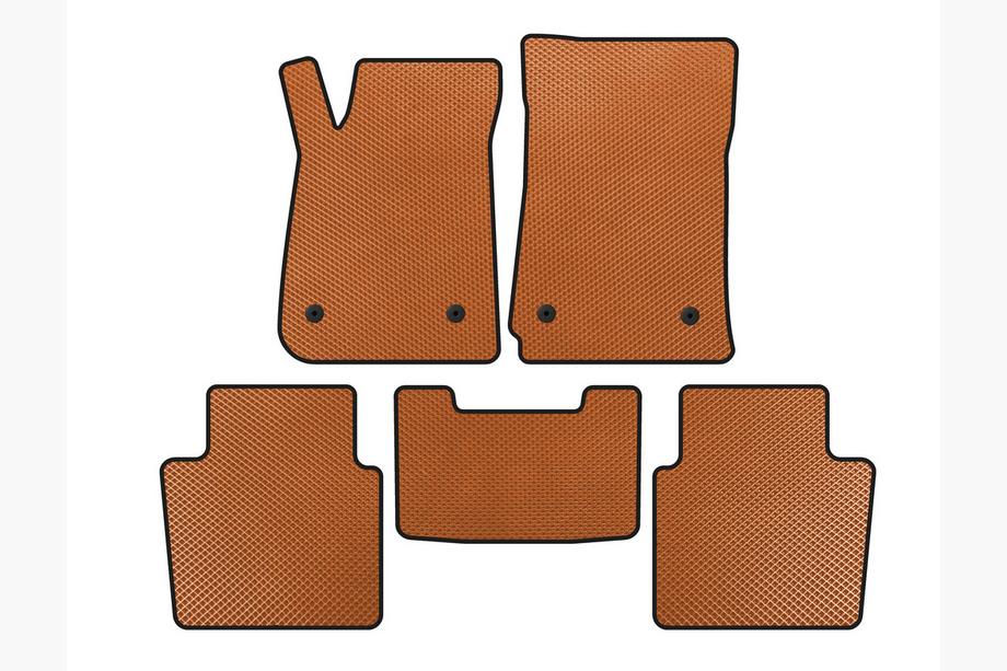 Chevrolet Impala 2013-2020 EVA Floor Mats (SD, Orange) Image