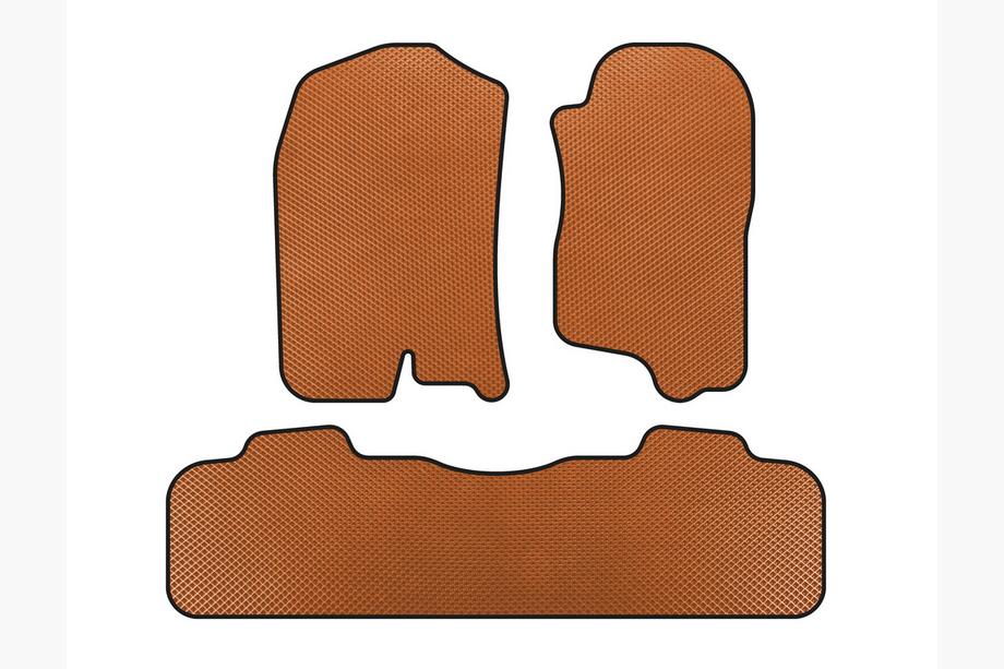 Chevrolet Tahoe 2007-2014 EVA Floor Mats (2 Rows, 2007-2014, Orange) Image