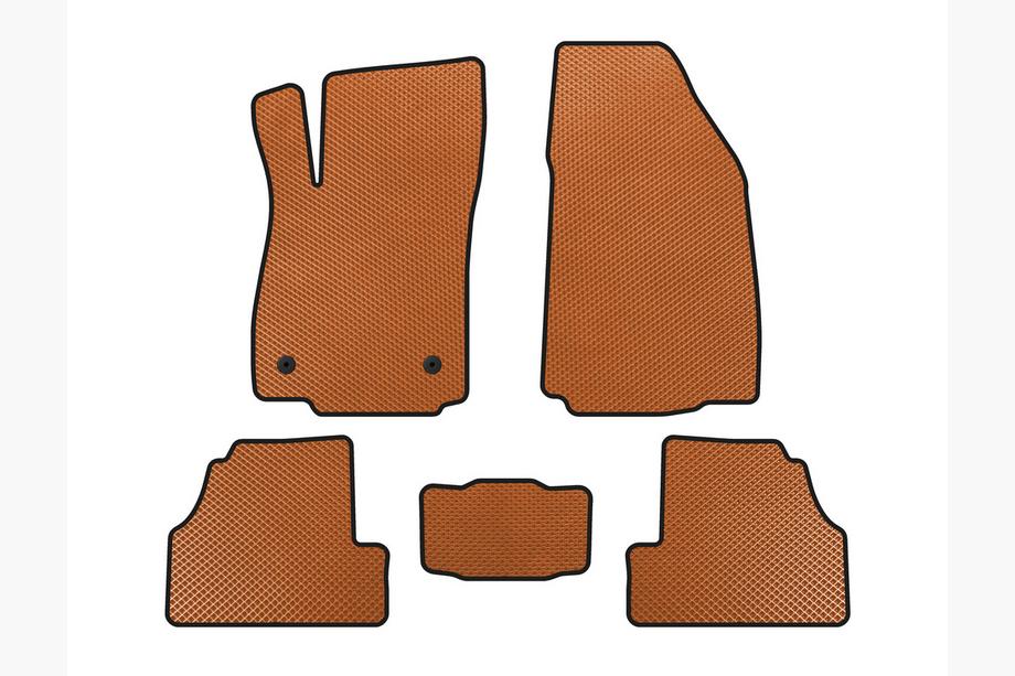 Chevrolet Trax 2012-2023 EVA Floor Mats (2012-2019, Orange) Image