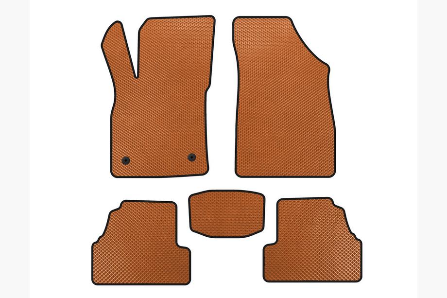 Chevrolet Trax 2012-2023 EVA Floor Mats (2019-2023, Orange) Image