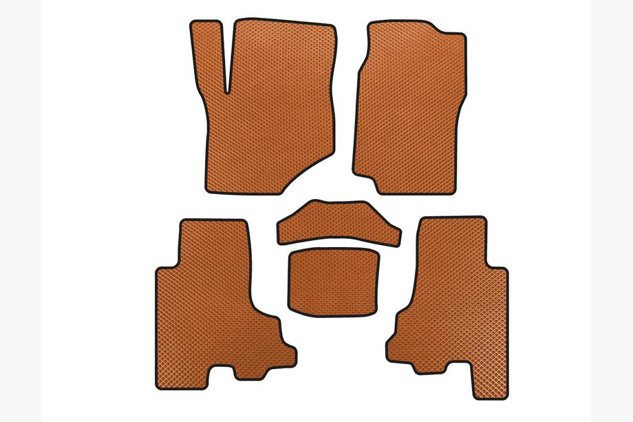 Chevrolet Trailblazer 2002-2012 EVA Floor Mats (Orange) Image