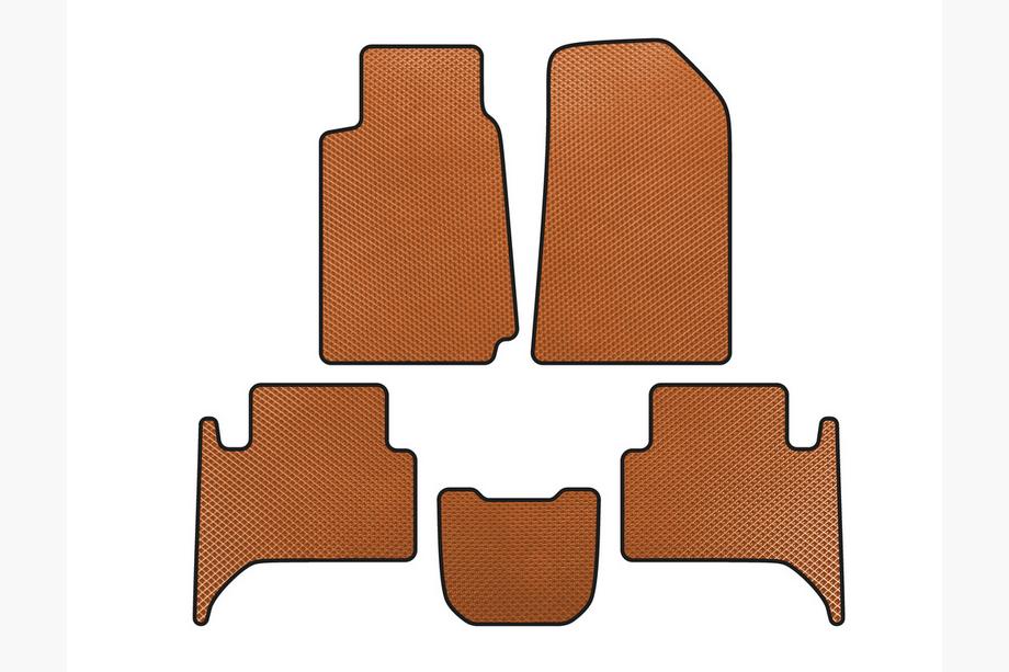 Chevrolet Trailblazer 2012-2019 EVA Floor Mats (2 Rows, Orange) Image