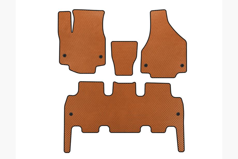 Chrysler Pacifica 2016- EVA Floor Mats (Orange) Image