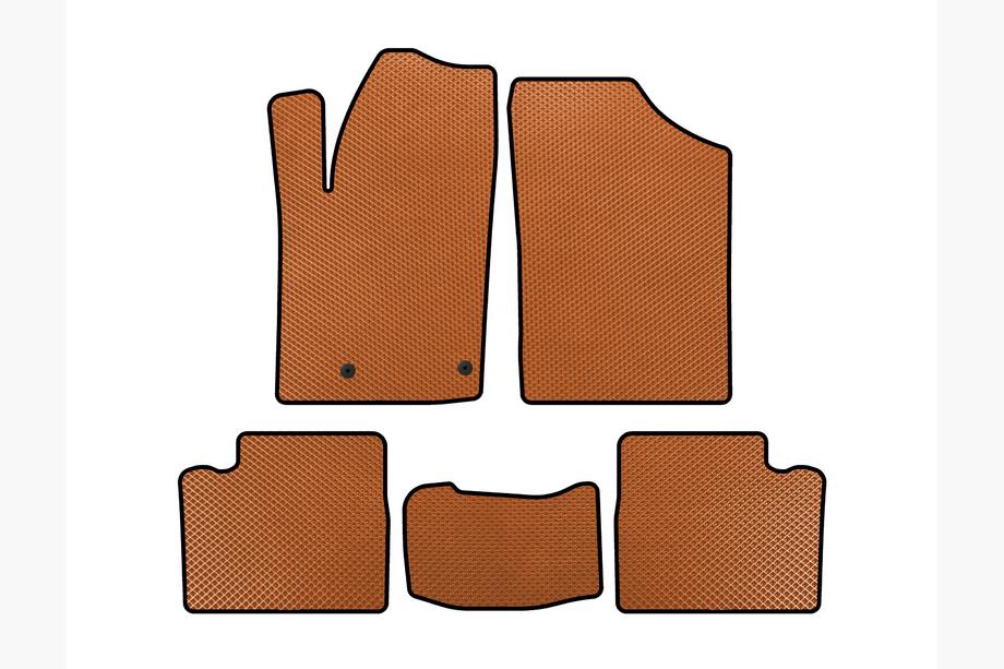 Citroen Berlingo 1996-2008 EVA Floor Mats (Orange) Image