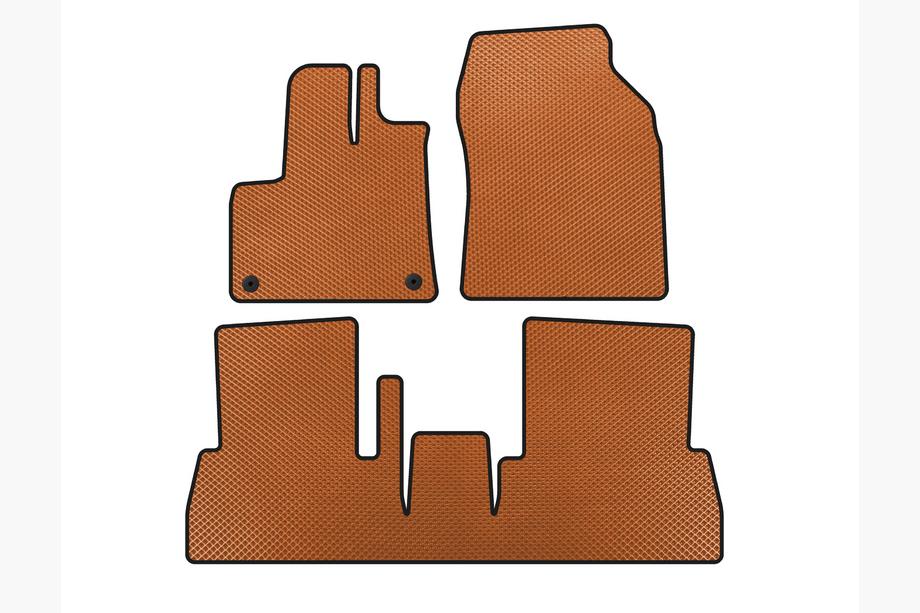 Citroen Berlingo/Multispace 2018- EVA Floor Mats (Manual Transmission, Orange) Image