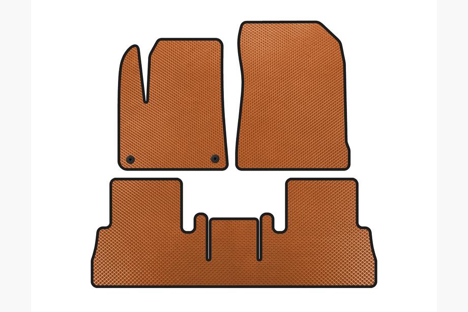 Citroen Berlingo/Multispace 2018- EVA Floor Mats (Orange) Image