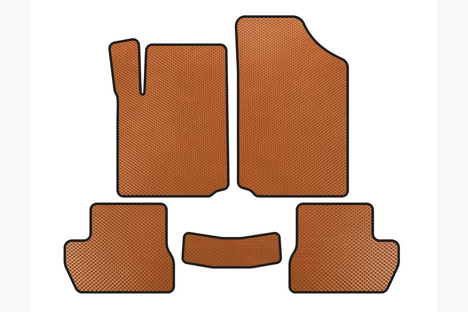 Citroen C-2 2003-2009 EVA Floor Mats (Orange) Image