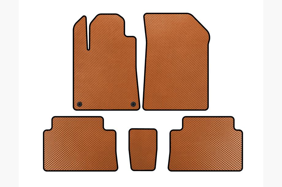 Citroen C-5 2001-2008 EVA Floor Mats (Orange) Image