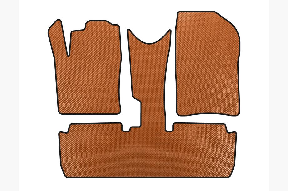 Citroen Xsara Picasso 1999-2012 EVA Floor Mats (Pre-Facelift, Orange) Photo 1