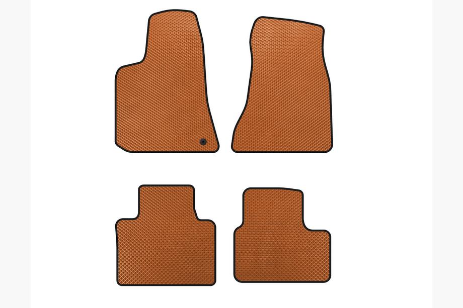 Dodge Charger 2005-2010 EVA Floor Mats (2005-2010, Orange) Image