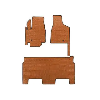 EVA Floor Mats (2008-2020, 2 Rows, 8-Seater/SXT Trim, Orange)