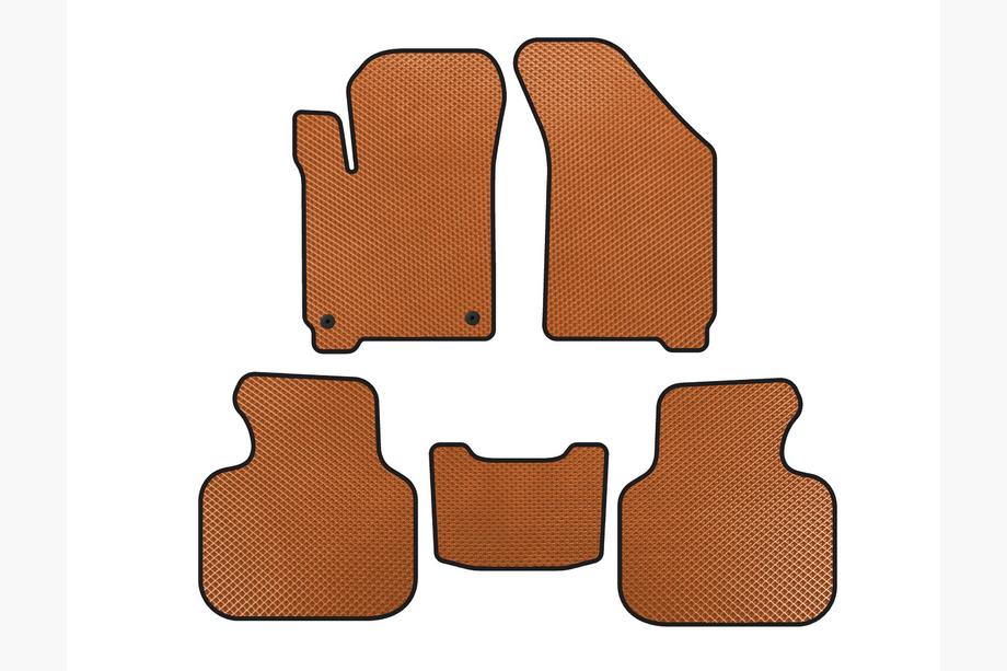 Dodge Journey 2008-2020 EVA Floor Mats (2008-2011, Orange) Image