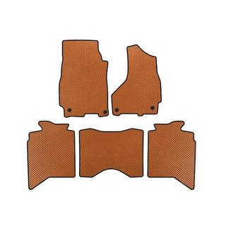 EVA Floor Mats (2013+, 5-Seater, Orange) Dodge RAM (DS/DJ/D2) 2009–2024