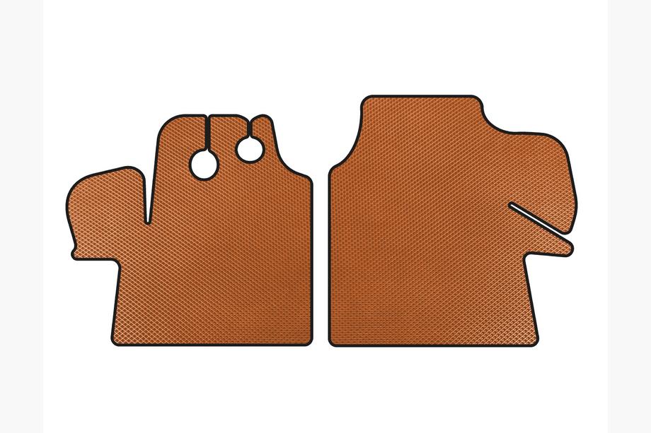 Fiat Ducato 1995-2006 EVA Floor Mats (2002-2006, Orange) Image