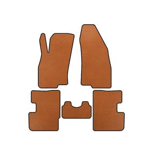 EVA Floor Mats (2011-2018, HB, 3-Door, Orange) Fiat Punto Grande/EVO 2006-2018