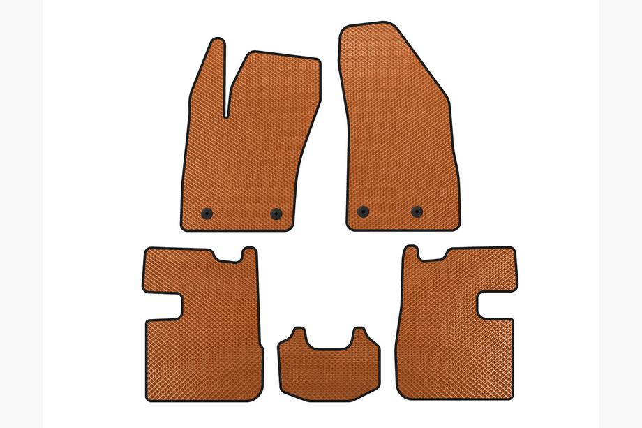 Fiat Tipo 2016- EVA Floor Mats (SD, Orange) Image