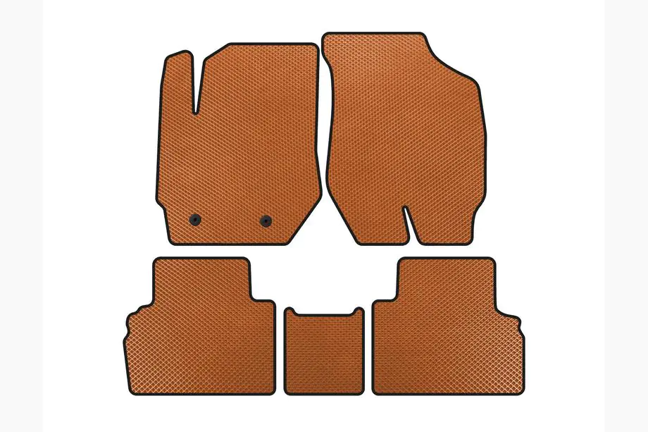 Ford Escape 2008-2013 EVA Floor Mats (Orange) Image