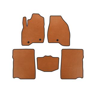 EVA Floor Mats (2017-2019, 2nd Row, 7-Seater, Orange)