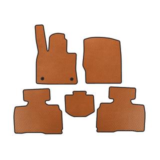 EVA Floor Mats (2 Rows, 7-Seater, Orange)