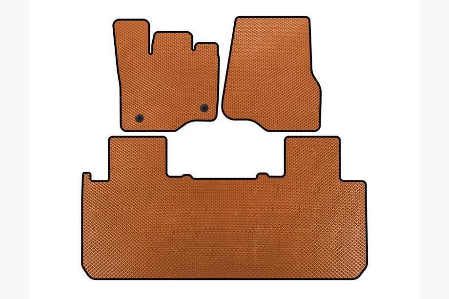 Ford F-150 2014-2021 EVA Floor Mats (Orange) Image