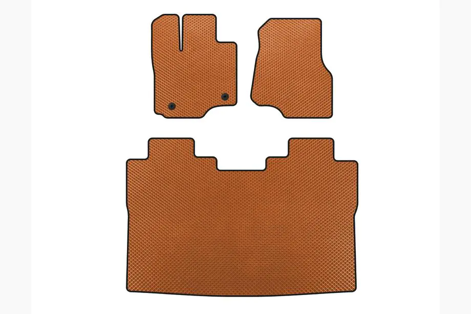 Ford F-150 2014-2021 EVA Floor Mats (Raptor, Orange) Image