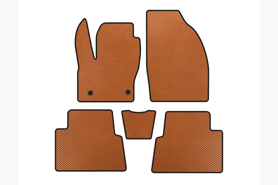Ford Kuga 2008-2013 EVA Floor Mats (Orange) Image