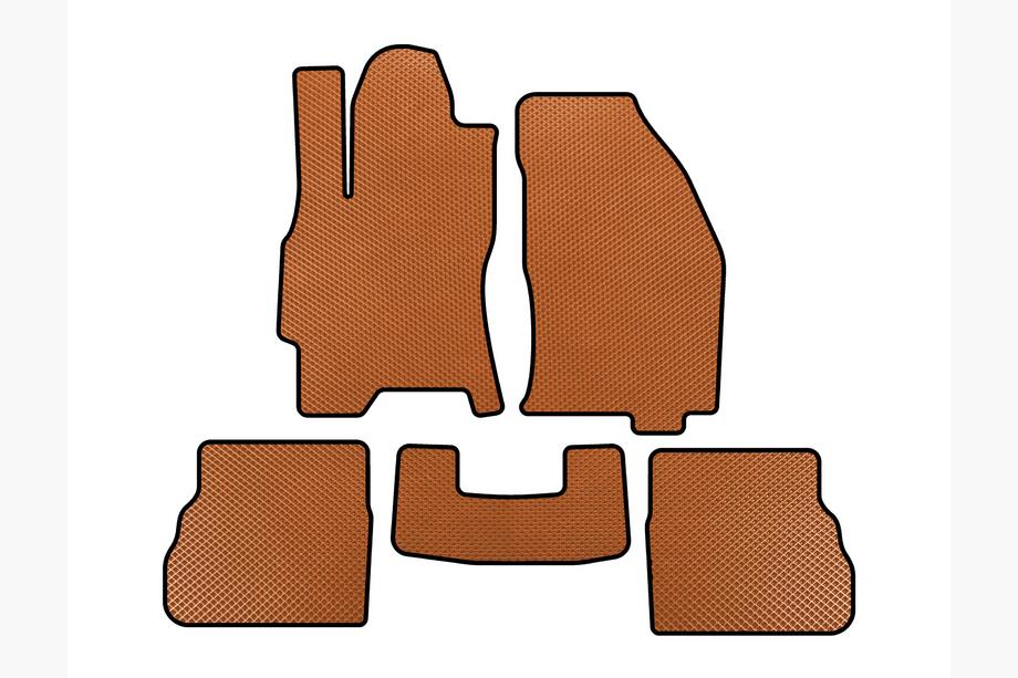 Ford Mondeo 1996-2001 EVA Floor Mats (SD, Orange) Image