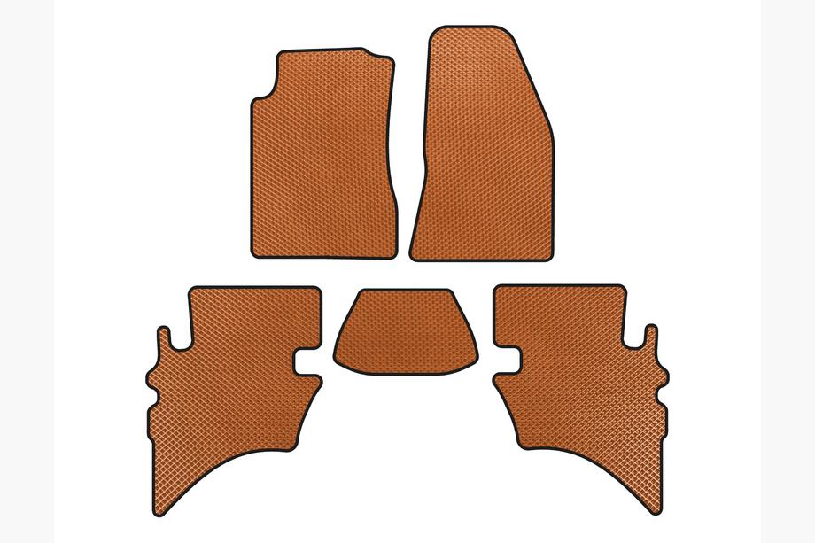 Ford Ranger 2002-2006 EVA Floor Mats (Orange) Image
