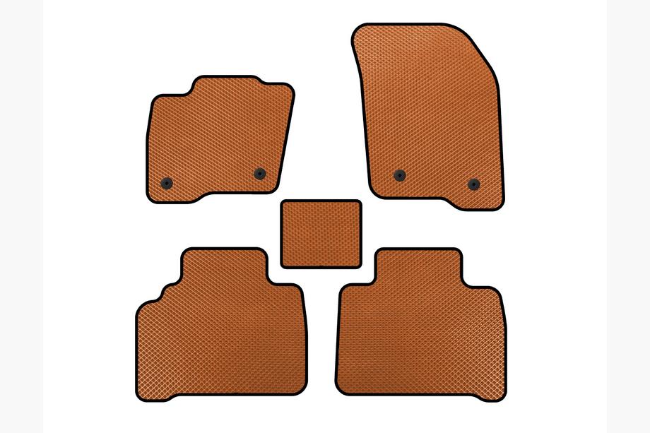 Ford S-Max 2015- EVA Floor Mats (Orange) Image