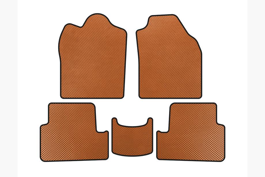 Ford Connect 2010-2013 EVA Floor Mats (2009-2012, Orange) Image
