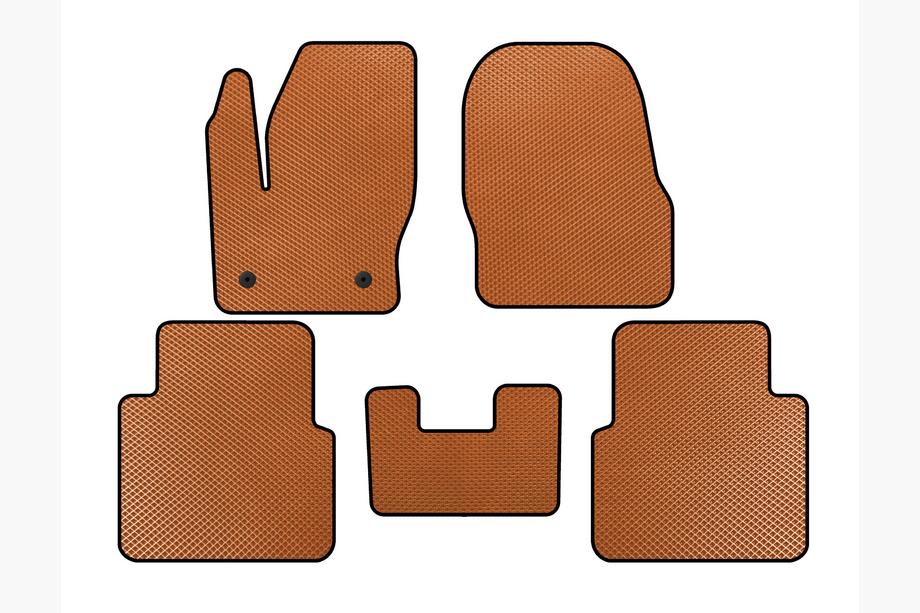 Ford Connect 2014-2021 EVA Floor Mats (Orange) Image