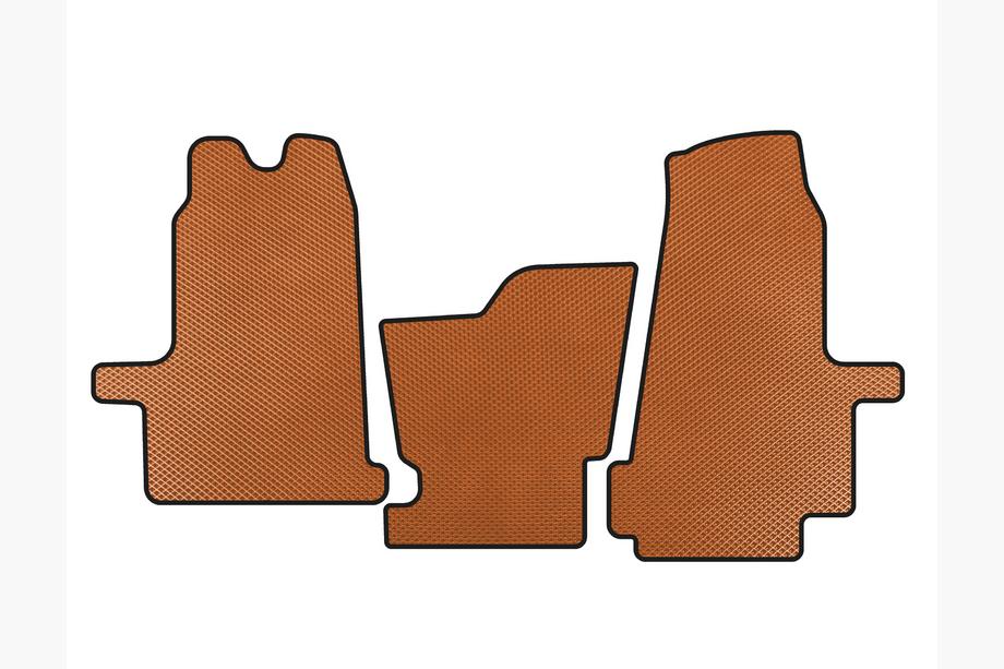 Ford Transit 2000–2014 EVA Floor Mats (2000-2006, Automatic, Orange) Image