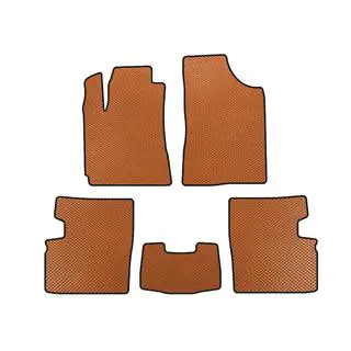 EVA Floor Mats (2009-2014, HB, 5-Door, Orange)