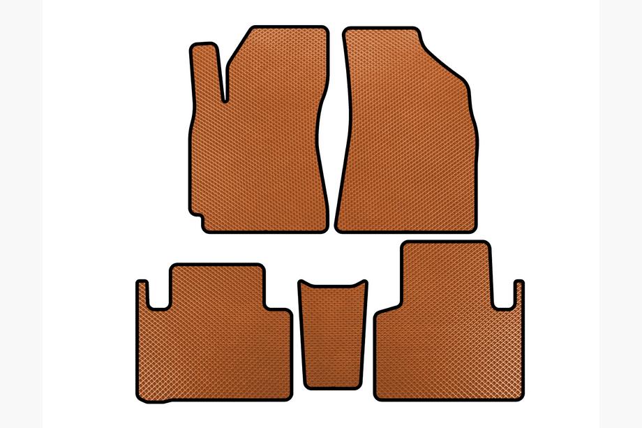 Geely Emgrand X7 2011- EVA Floor Mats (Orange) Image