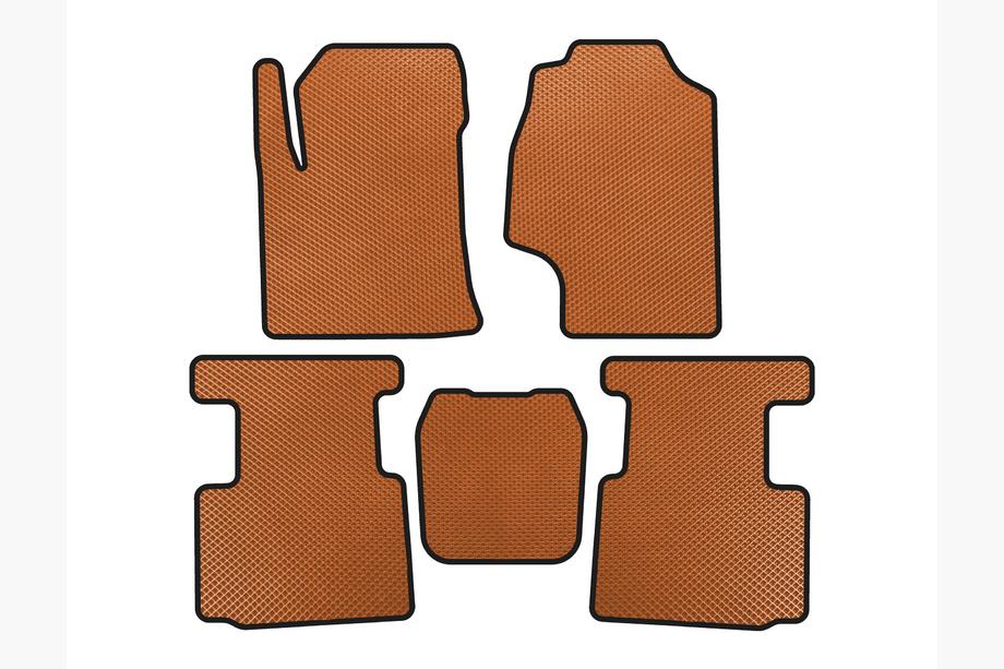 GreatWall Haval H2 2014-2021 EVA Floor Mats (Orange) Image