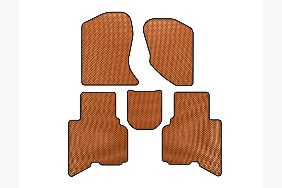 GreatWall Haval/Hover H3 2005-2013 EVA Floor Mats (2010-2014, Orange) Image