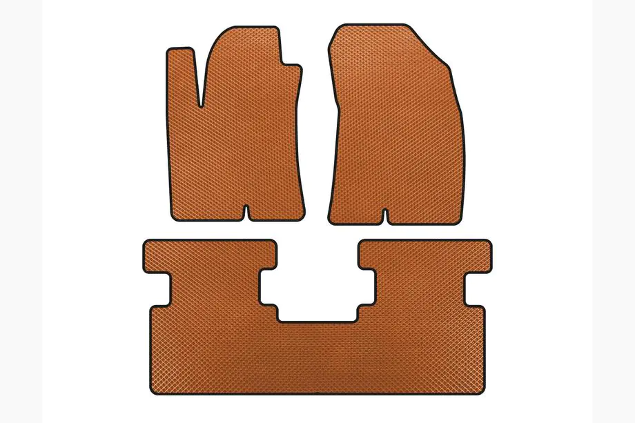 Great Wall Haval Jolion 2020- EVA Floor Mats (2WD, Orange) Image