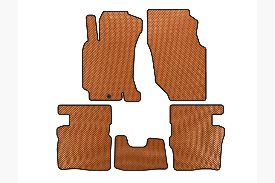 Honda HR-V 1998-2006 EVA Floor Mats (5-Door, Orange) Image