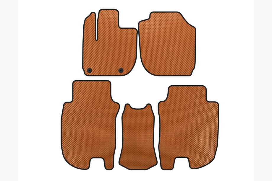 Honda HR-V 2014-2021 EVA Floor Mats (Orange) Image